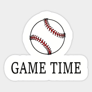 Game Time Sticker